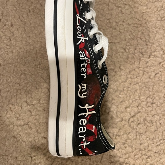 Custom Twilight Converse Sneakers Size 7 - Picture 4 of 7